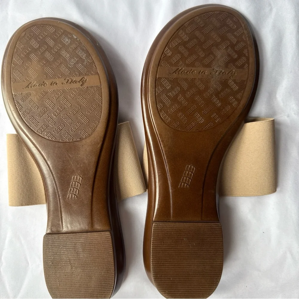 Italian Shoemaker Asher Thong Women's Sandals 7.5 made in Italy faux leather - Picture 8 of 8